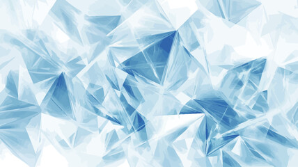 Abstract background with blue crystals. Vector illustration for your graphic design.