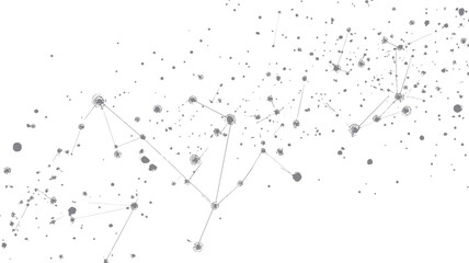 Abstract polygonal space low poly dark background with connecting dots and lines. Connection structure. 3d rendering1 