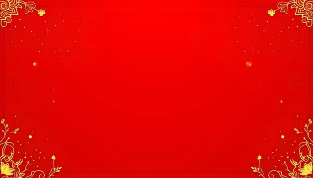 A luxurious Happy Chinese New Year background vector featuring intricate Chinese patterns and gold coins on a rich red background. The design is elegant and festive, perfect for wallpaper, banners. 