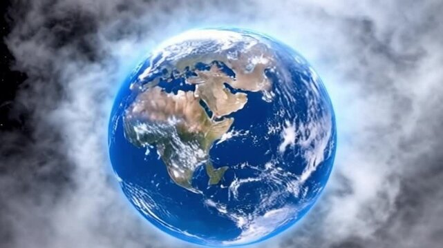 World revolves in the vast sky ultra FHD 4k footage