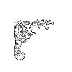 Decorative scrollwork illustration