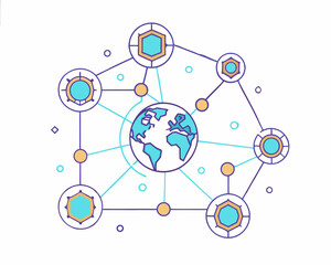 social network concept