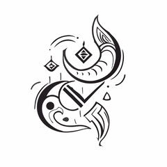 illustration of a tattoo