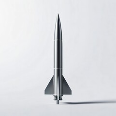 A missile centered