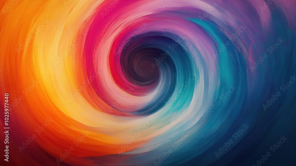 Aufkleber a vibrant swirling gradient of colors creating a dynamic, abstract visual effect.