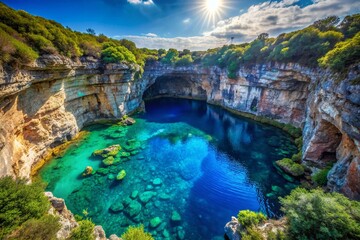Melissani Cave in Kefalonia, Greece - Stunning Urban Exploration Photography