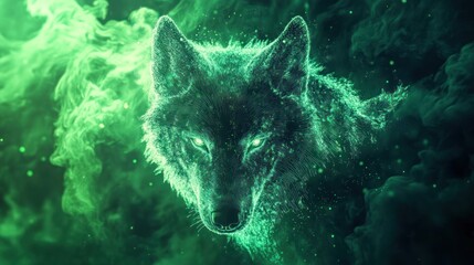 Wolf in Green Smoke