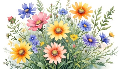 Fototapeta premium Wildflower Bouquet