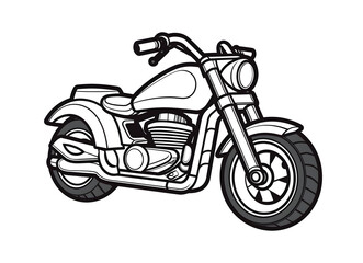 Motorrad Clipart Grafik (KI generiert)