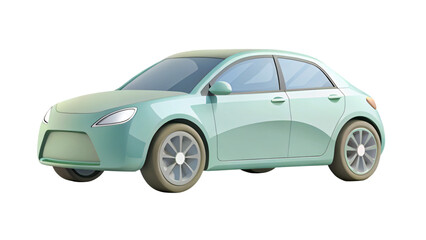 Obraz premium car isolated on white background, perfect for vehicle design projects