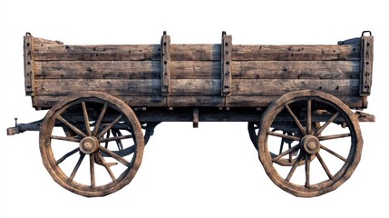 Obraz premium Vintage Wooden Wagon