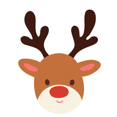 Reindeer hand drawn illustration