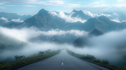 Mountain top road