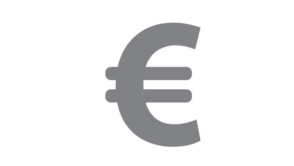 Obraz premium euro sign isolated on white