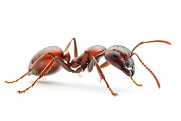 Ant isolated on white background