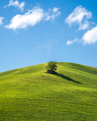 A Beautiful  landscape view in Italy