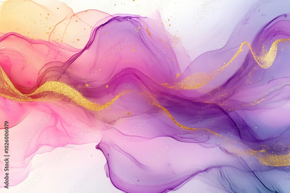 Poster charming fluid art masterpiece crafted with liquid ink techniques. dreamy and playful wallpaper patt