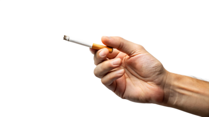 hand with cigarette