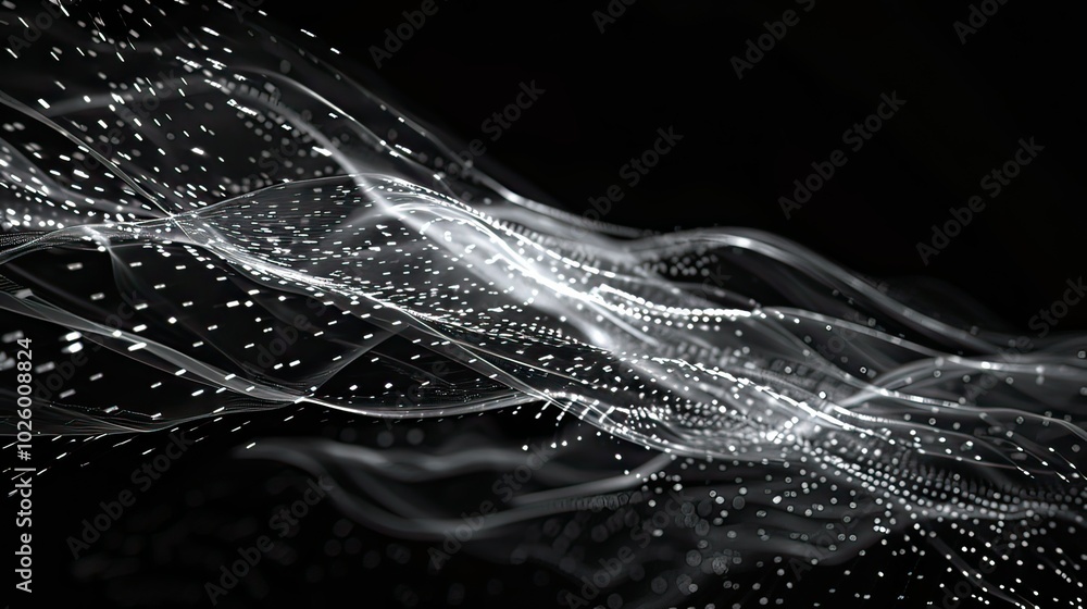Poster abstract representation of big data