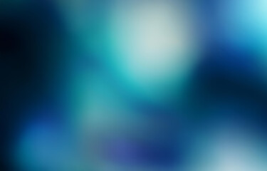 Obraz premium An abstract design with blurred lines and a gradient of blue, teal, and white.
