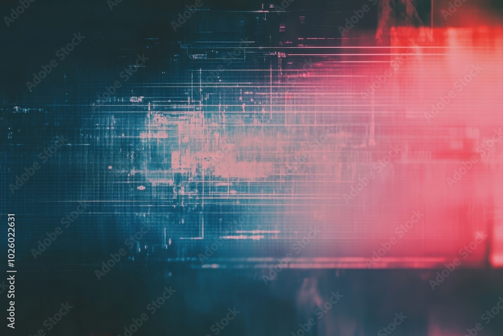 Poster captivating background showcasing retro cctv or vhs pixelated effects. abstract blurred gritty gradi