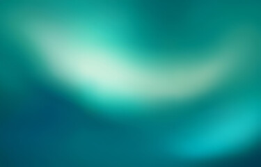 Fototapeta premium An abstract design with blurred lines and a gradient of blue, teal, and white.