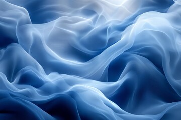 Fototapeta premium Smooth Blue Abstract Textured Background for Modern Designs and Creative Projects - Perfect for Websites, Presentations, and Digital Artworks