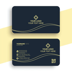 Professional and Minimalist Business Card Design.