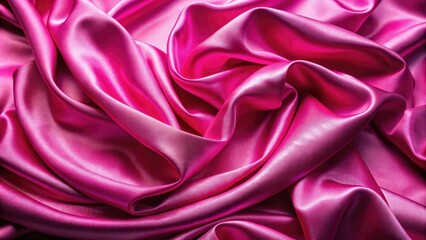 Elegantly draped soft pink satin fabric features a luxurious texture, making it an excellent choice for design applications and background enhancements.