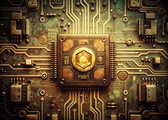 Fototapeta premium Vintage API Logo Design for Technology Concept and Programming Innovation