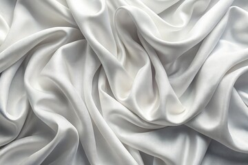 Fototapeta premium Elegant seamless white fabric texture, perfect for creative projects, offers a soft background ideal for sophisticated designs, allowing for versatile and refined presentations.