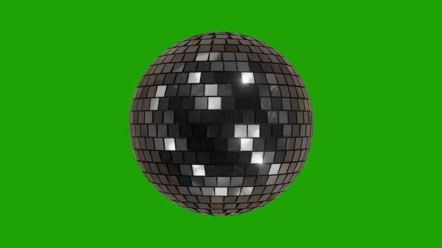 A dazzling and glittering disco ball that is perfect for enhancing various party themes and festive celebrations. 4K loop animation