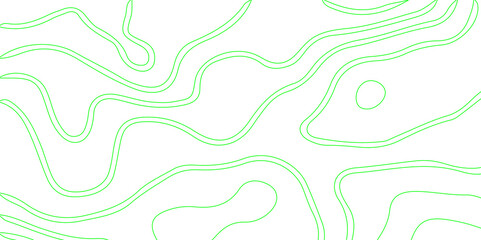 Abstract background with waves Geographic mountain relief. Stylized topographic contour map. The green on white contours vector topography stylized height of the lines. The concept of a conditional ge