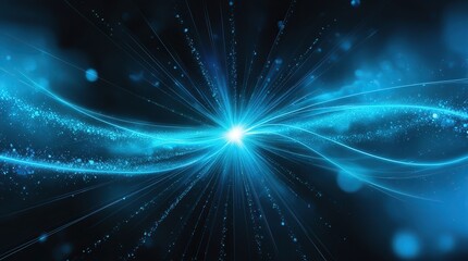 Fototapeta premium blue background with stars