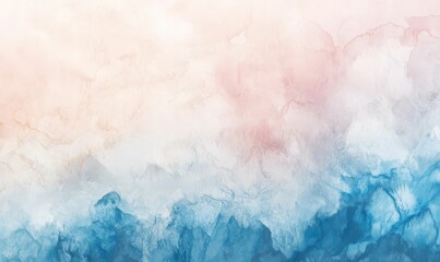 Obraz premium Abstract watercolor background, blue and pink.