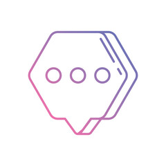 Chat vector icons stock illustration