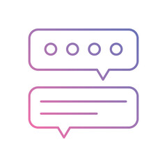 Commuication vector icons stock illustration