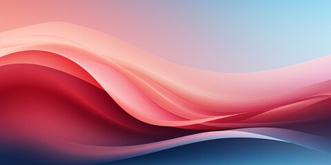 Naklejka premium Abstract Swirling Hues of Red, Pink, and Blue, Cascading into a Depthless Abyss
