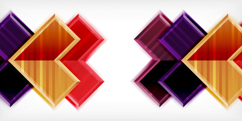 Arrow geometric abstract vector background. Vector Illustration For Wallpaper, Banner, Background, Card, Book Illustration, landing page