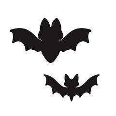Cute Bat in Halloween Theme hand drawn for decoration element,PNG file no background