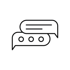 Chat vector icons stock illustration