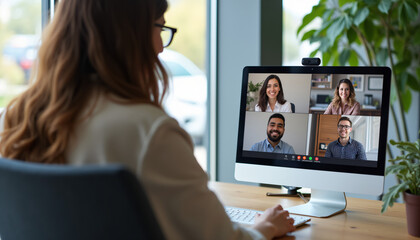 Video Meeting with Remote Team