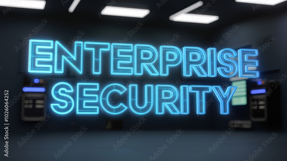 Poster enterprise security solutions for protecting digital assets and ensuring compliance in the corporate