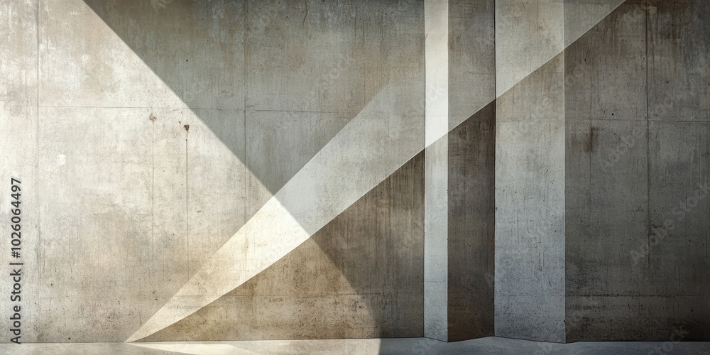 Poster geometric abstract art featuring intersecting lines and light play