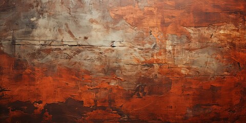 Abstract Textured Surface With A Distinctive Rust-Colored Hue, Revealing The Layers Of Time And Transformation