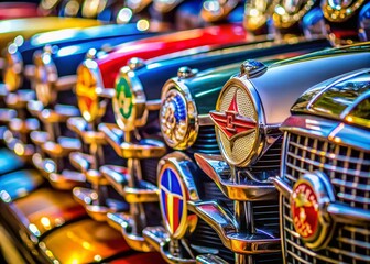 Captivating Automobile Emblems: A Portrait Photography Collection for Car Enthusiasts