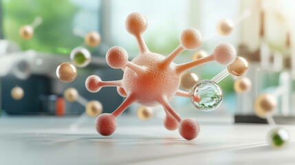 Advanced AI technology drives molecular breakthroughs in drug discovery, accelerating the development of vaccines and therapies, transforming healthcare and fighting viral pathogens effectively.