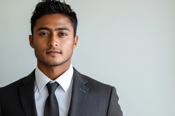 Confident Indian young businessman