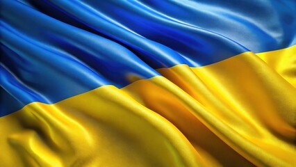 Illustrating the Ukrainian flag, the blue and yellow colors unite to represent a strong sense of national identity, reflecting the nationâ€™s rich culture and history.
