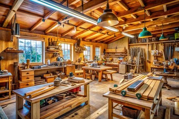 Immerse yourself in our inspiring carpentry workshop designed for craftsmanship enthusiasts. Harness tools and wood at workbenches to refine your skills and unleash creativity!